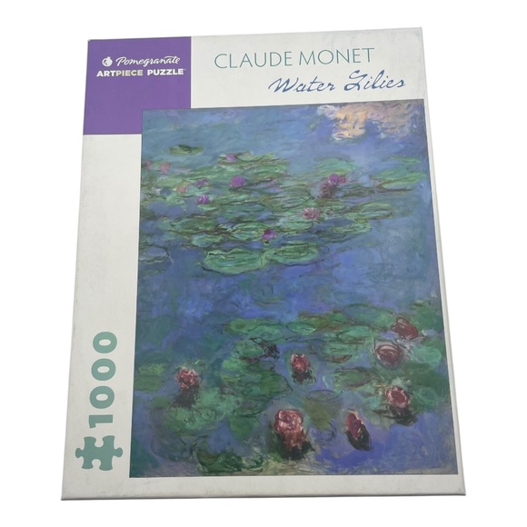 Pomegranate 1000 Piece Puzzle, Claude Monet "Water Lilies" Classic Oil Painting - Picture 7 of 7